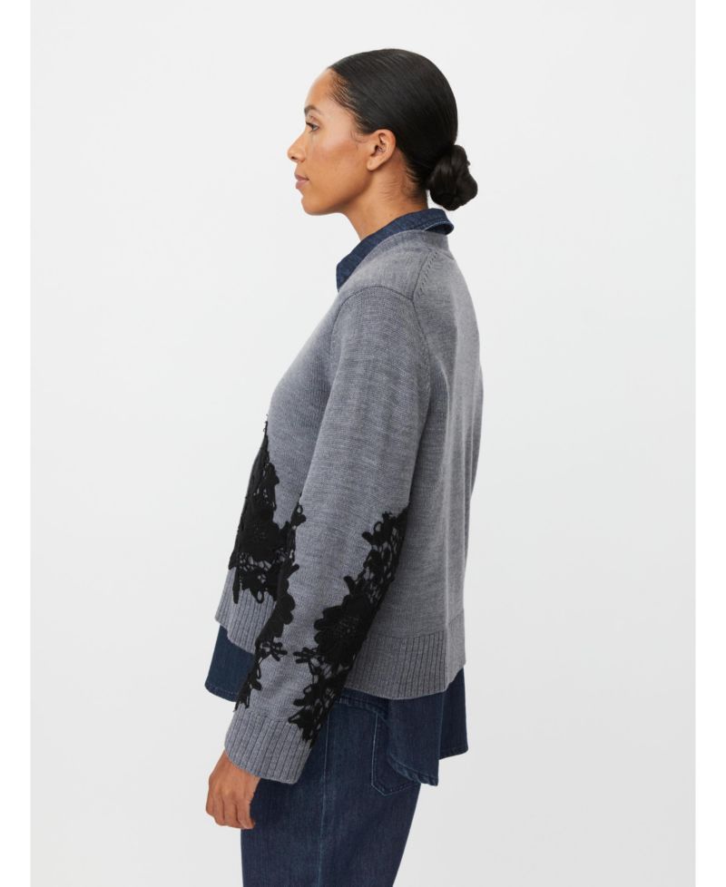 Women's Maleviane Floral Applique Cardigan