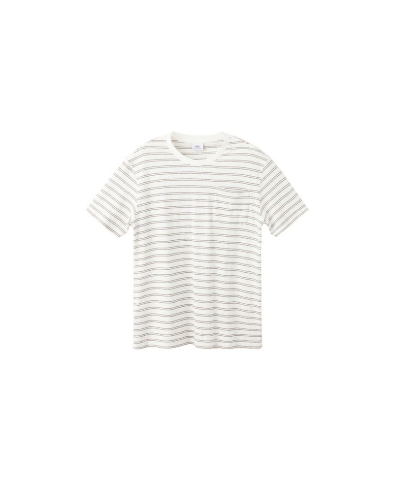 Men's Regular-Fit Cotton-Linen Blend T-Shirt