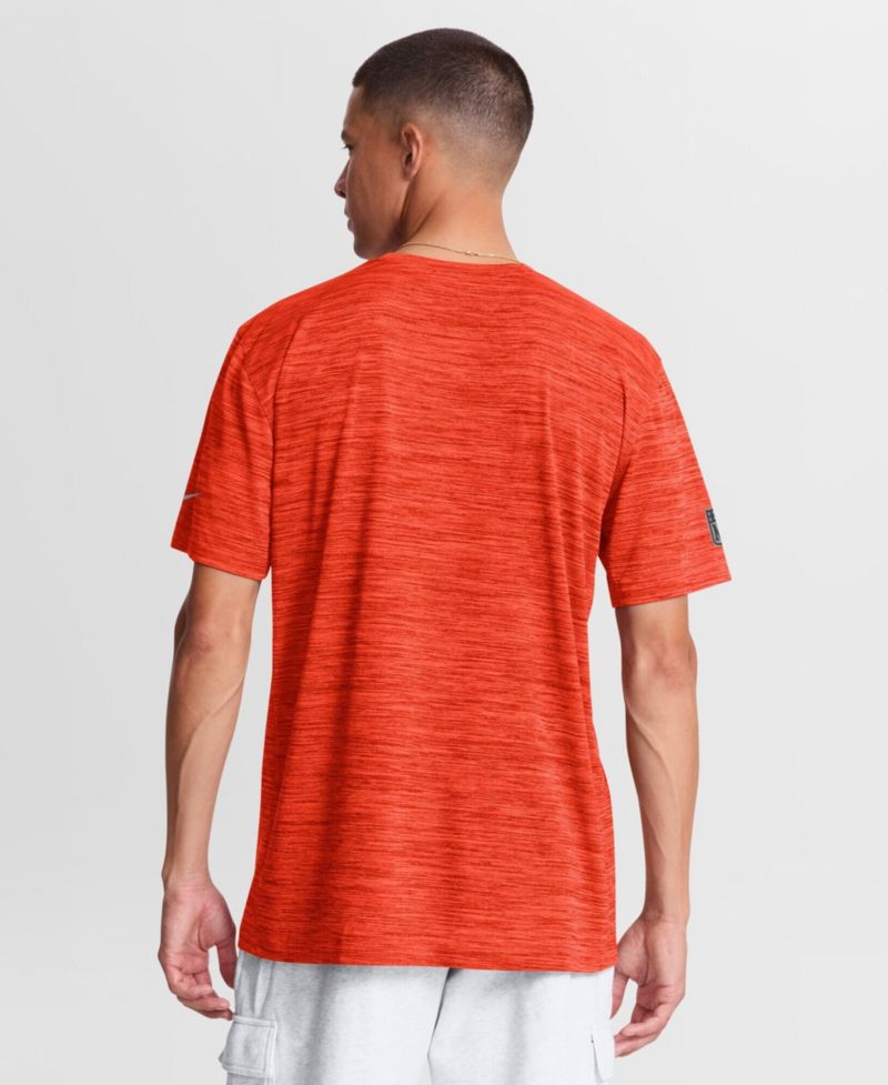Men's Orange Cleveland Browns Sideline Double Covered Dri-FIT Velocity T-Shirt