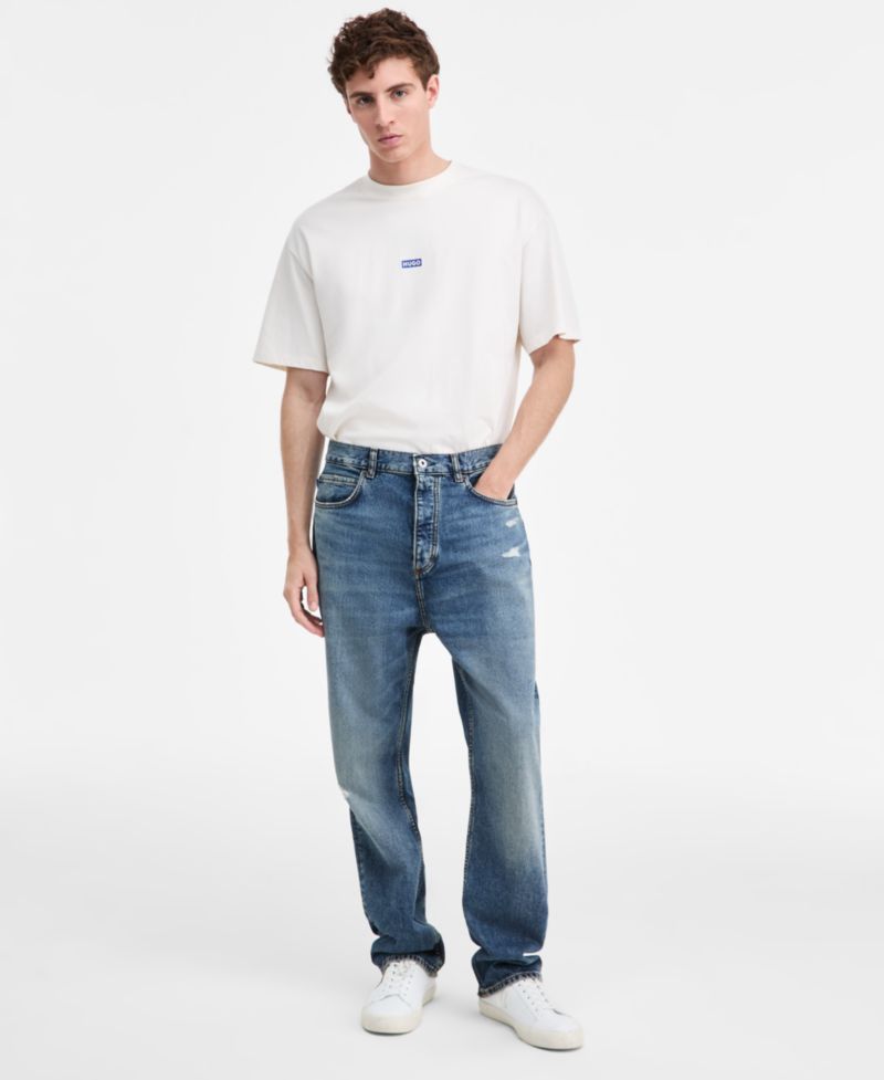 Men's Nate Distressed Regular-Fit Jeans
