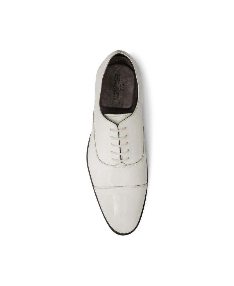 Men's Clinton Tux Cap-Toe Oxford Leather Dress Shoes