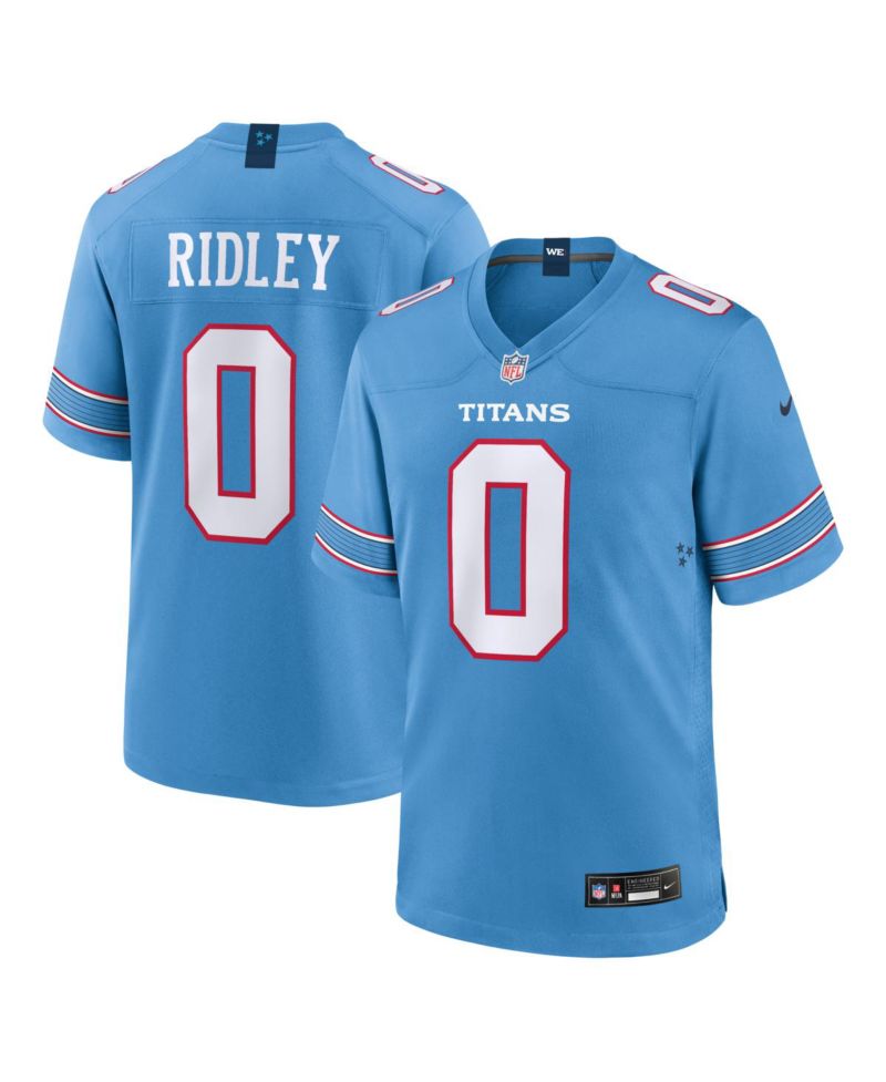 Men's Calvin Ridley Light Blue Tennessee Titans Game Jersey