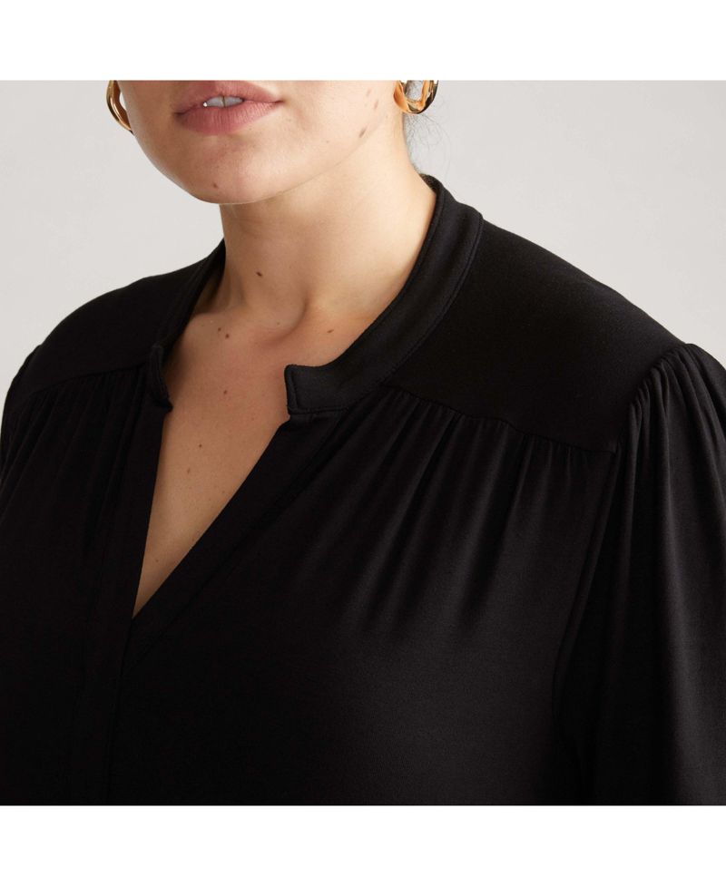 Plus Size Gramercy Liquid Jersey Dress