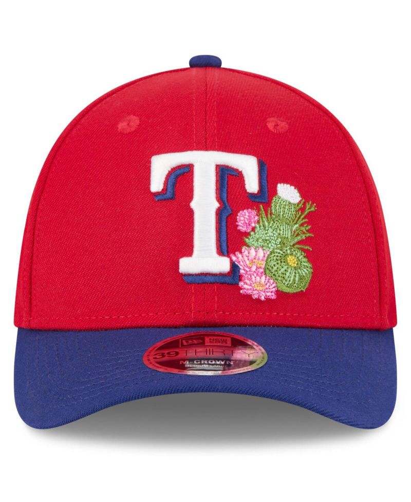 Men's Red/Royal Texas Rangers 2026 Spring Training M-Crown 39THIRTY Flex Hat
