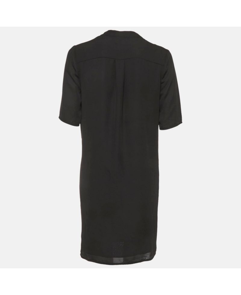 Women's Crepe Draped Mini Dress