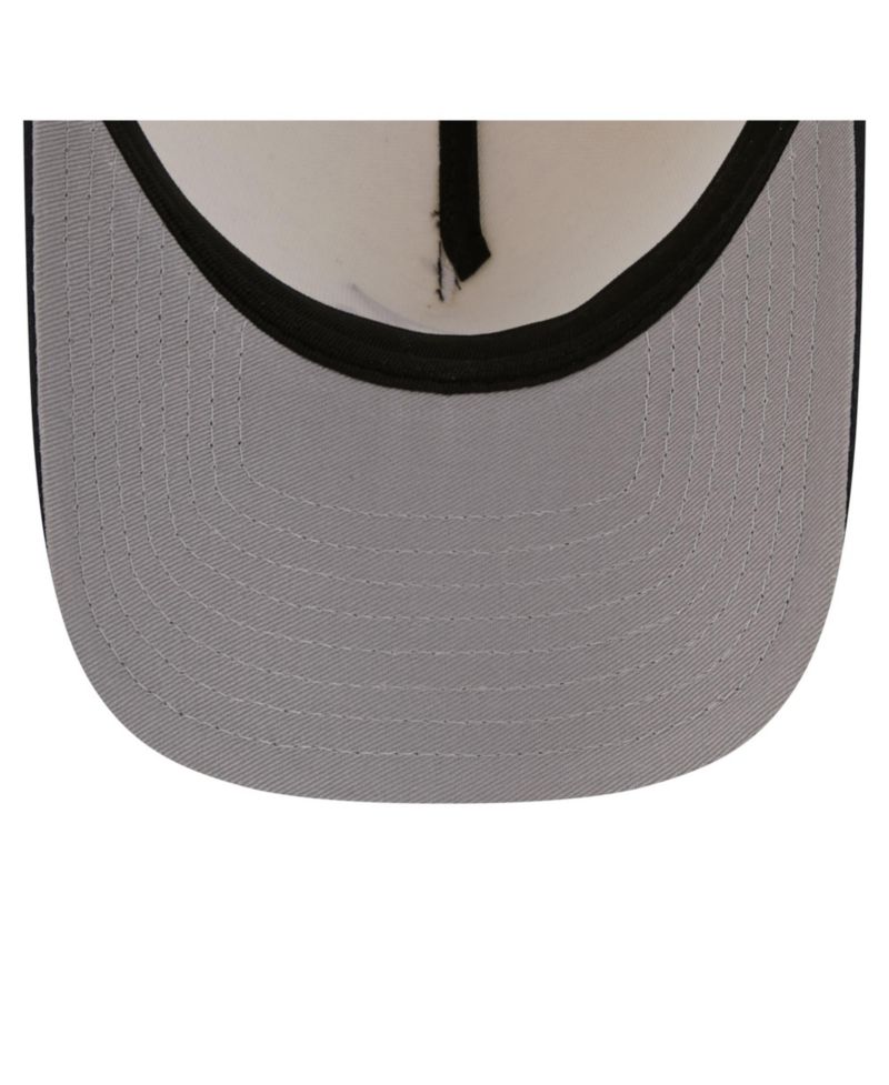 Men's Cream Atlanta Braves Chrome A-Frame 59FORTY Fitted Hat