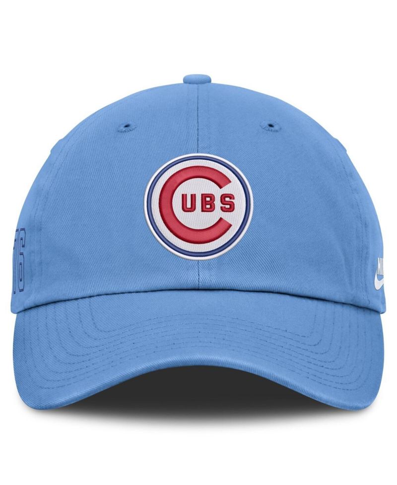 Men's Light Blue Chicago Cubs Cooperstown Club Adjustable Hat