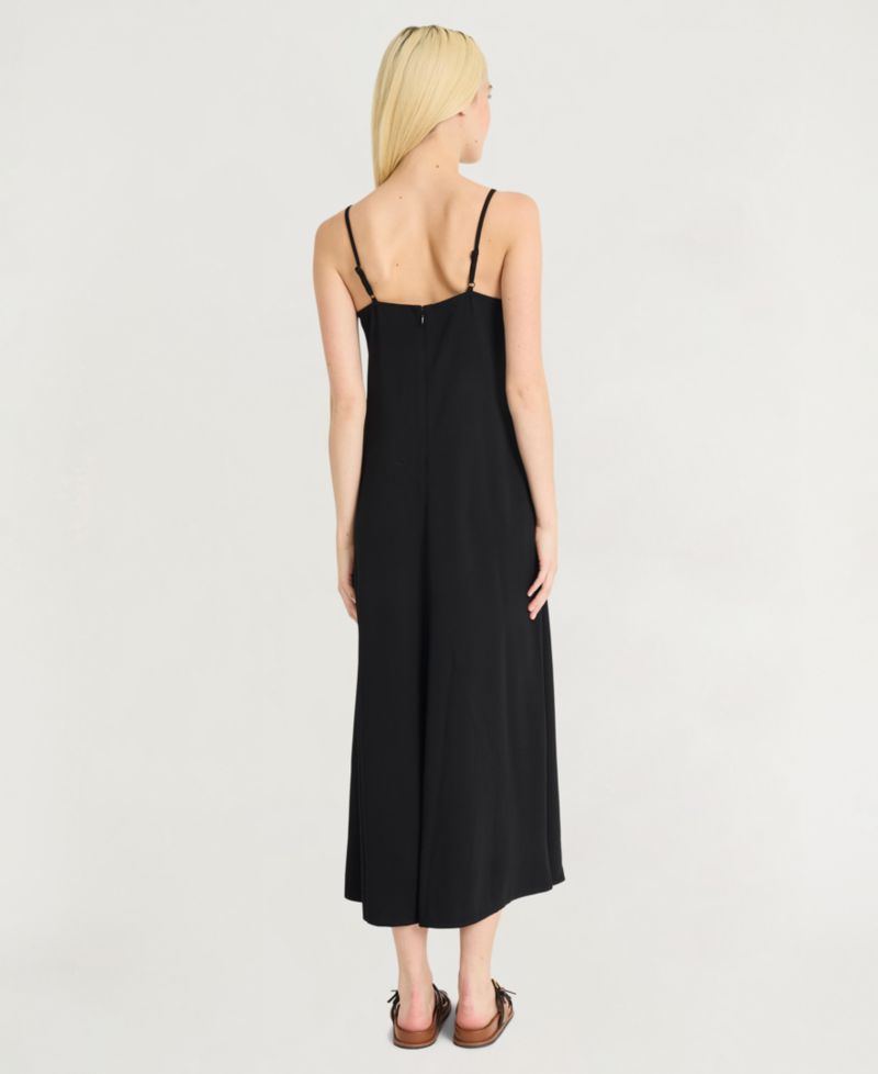 Women's Sleeveless Square Neck Long Dress