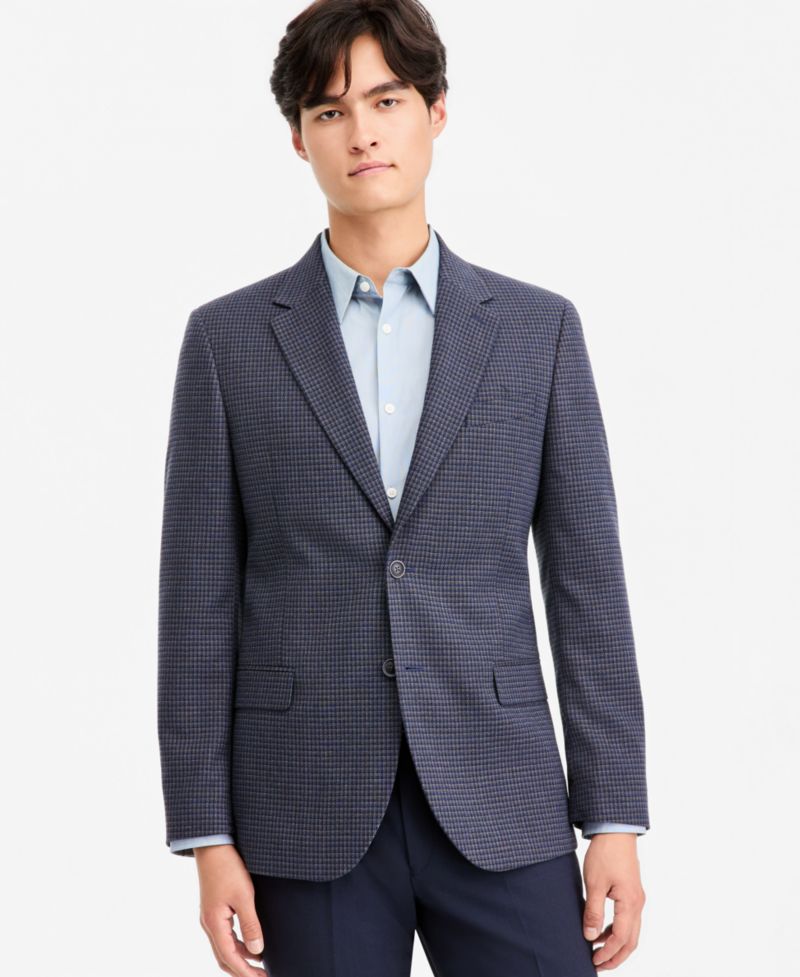 Men's Modern-Fit Stretch Pattern Sport Coat