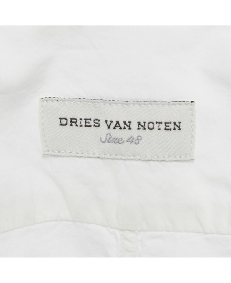 Men's White Cotton Layered Sleeve Shirt