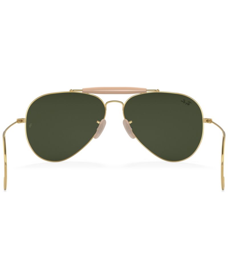 Unisex Outdoorsman Aviation Collection Sunglasses, RB303058-X 58