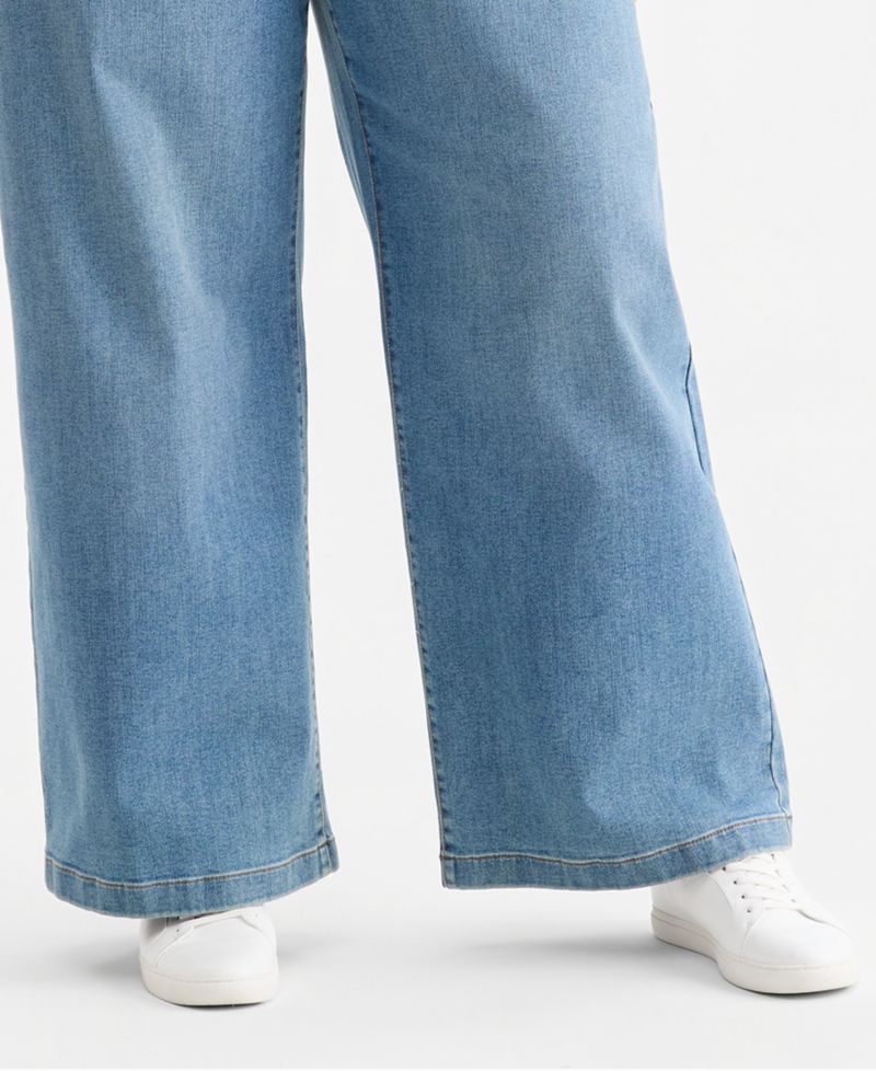 Women's High-Rise Wide-Leg Jeans