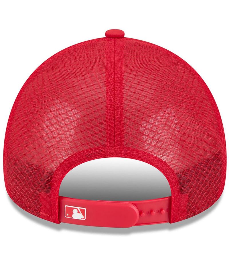 Men's Red St. Louis Cardinals 2026 Batting Practice Alternate Apex 9FORTY Adjustable Hat