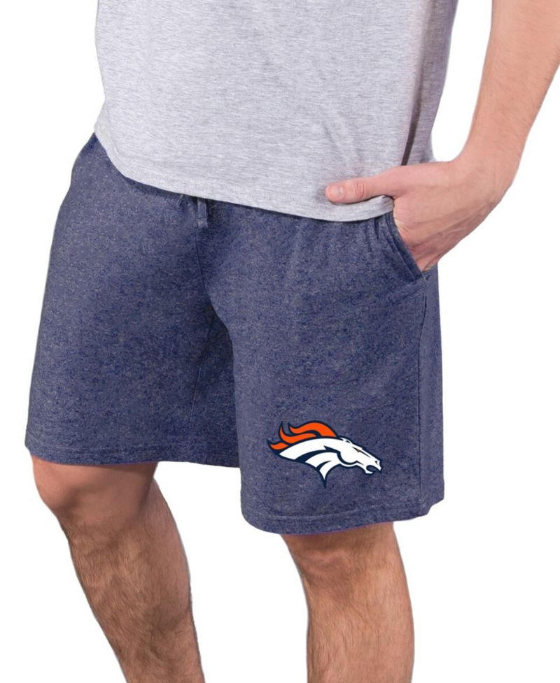 Men's Navy Denver Broncos Quest Knit Jam Shorts