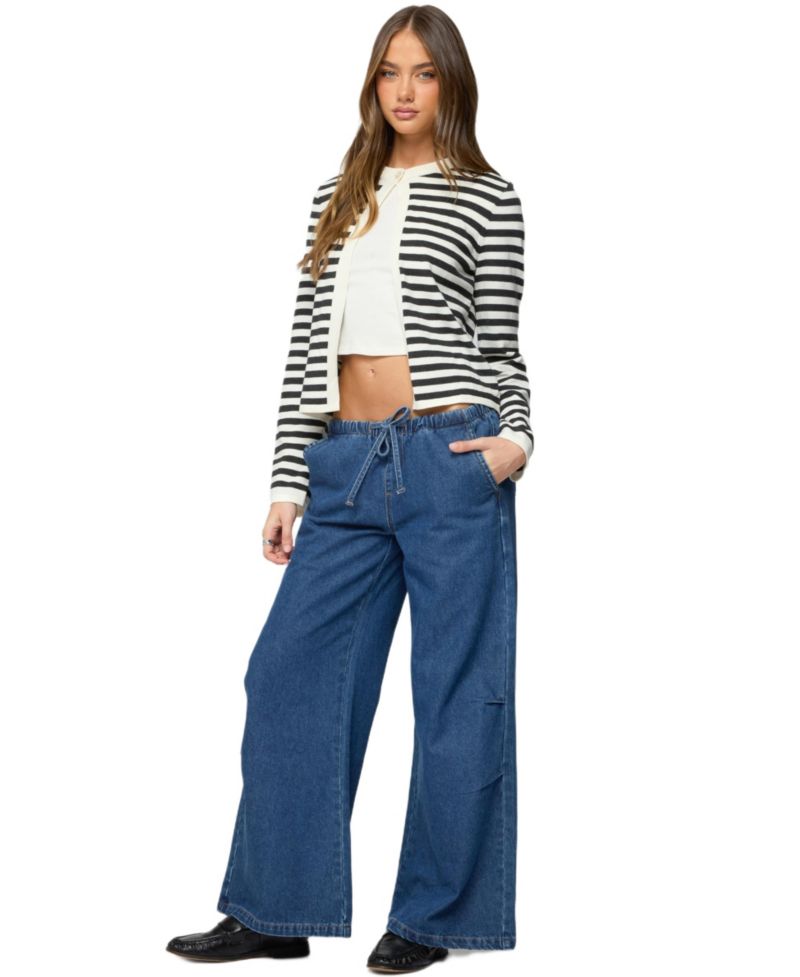 Women's Jenie Split Front Knit Cardigan Sweater