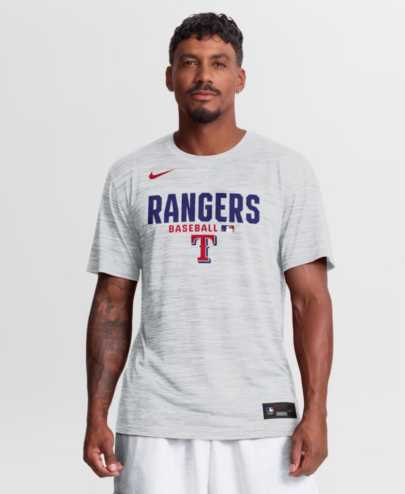 Men's White Texas Rangers Authentic Collection Velocity Dri-FIT T-Shirt