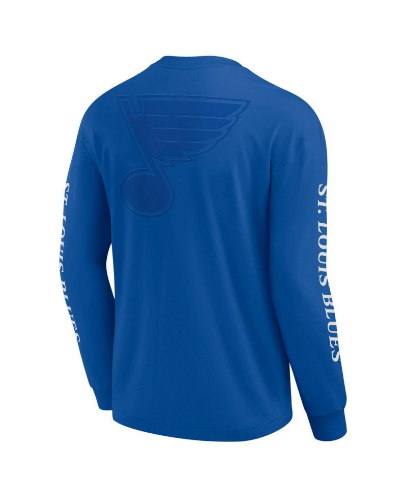 Men's Blue St. Louis Blues Elements Strive Long Sleeve T-Shirt