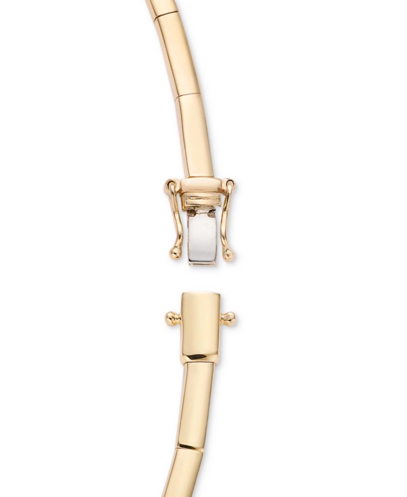 EFFY® Diamond Round & Baguette 17" Collar Necklace (4 ct. t.w.) in 14k Gold (also available in White Gold)