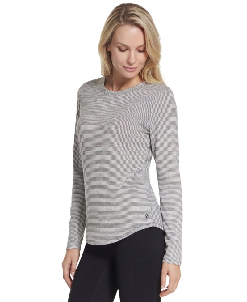 Women's Swift Stripe Long-Sleeve Crewneck T-Shirt