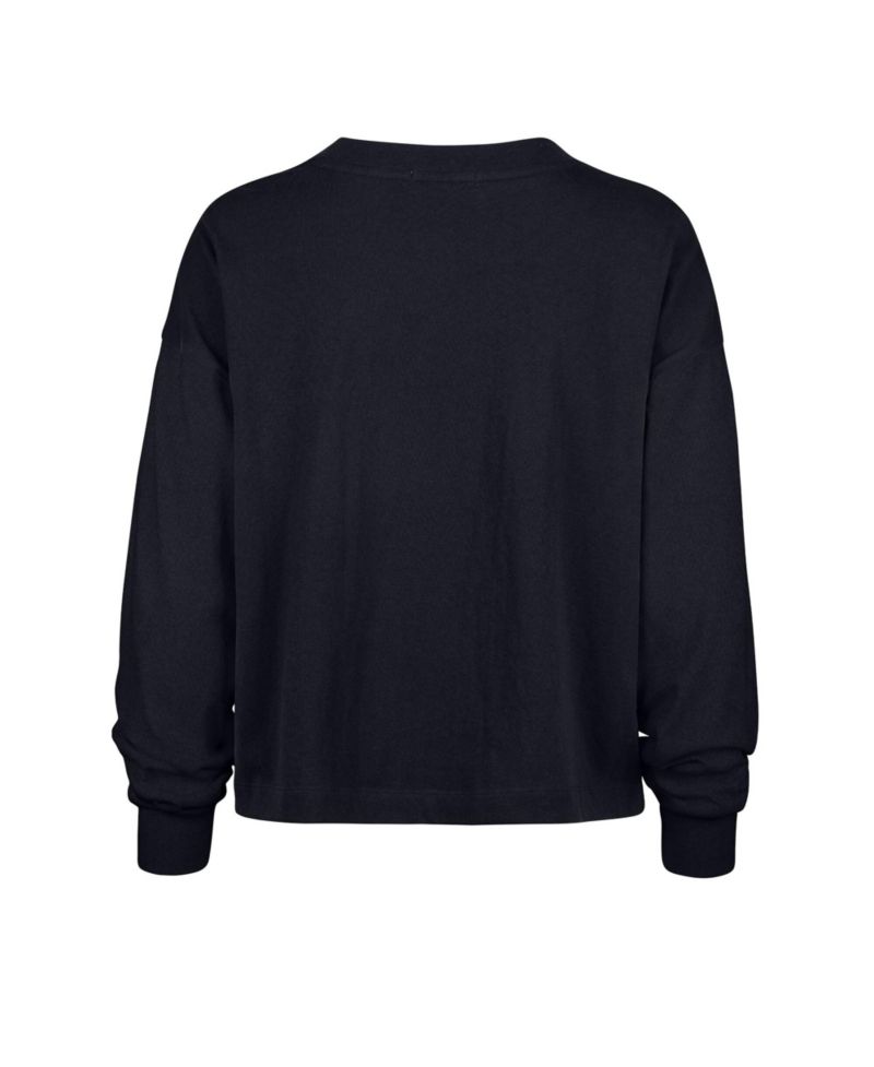 Women's Navy Denver Broncos Team Collage Sydney Long Sleeve T-Shirt