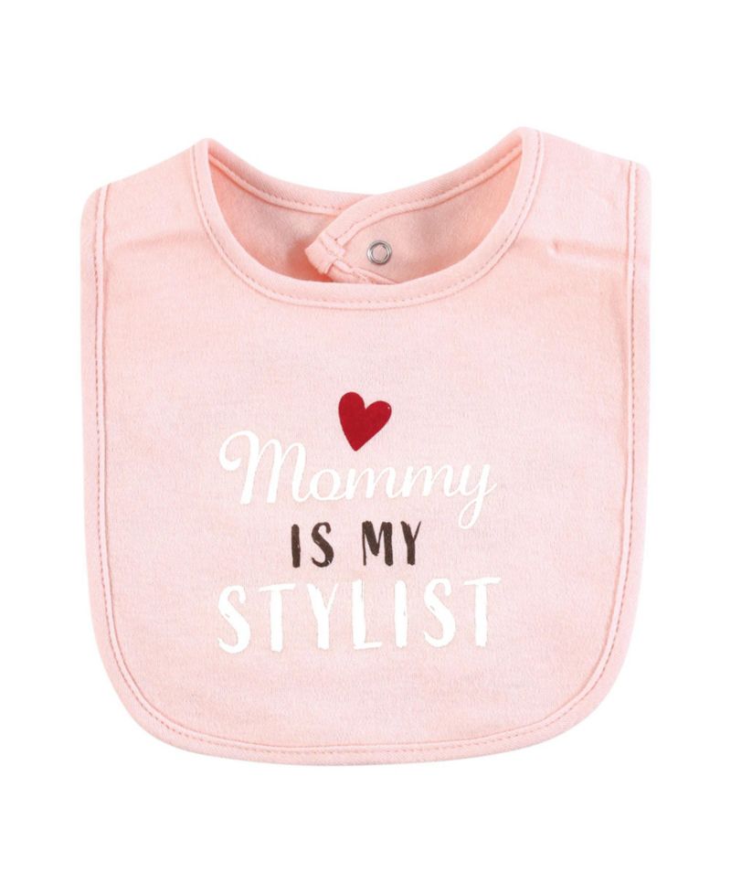 Girls Soft Cotton Mealtime Bibs