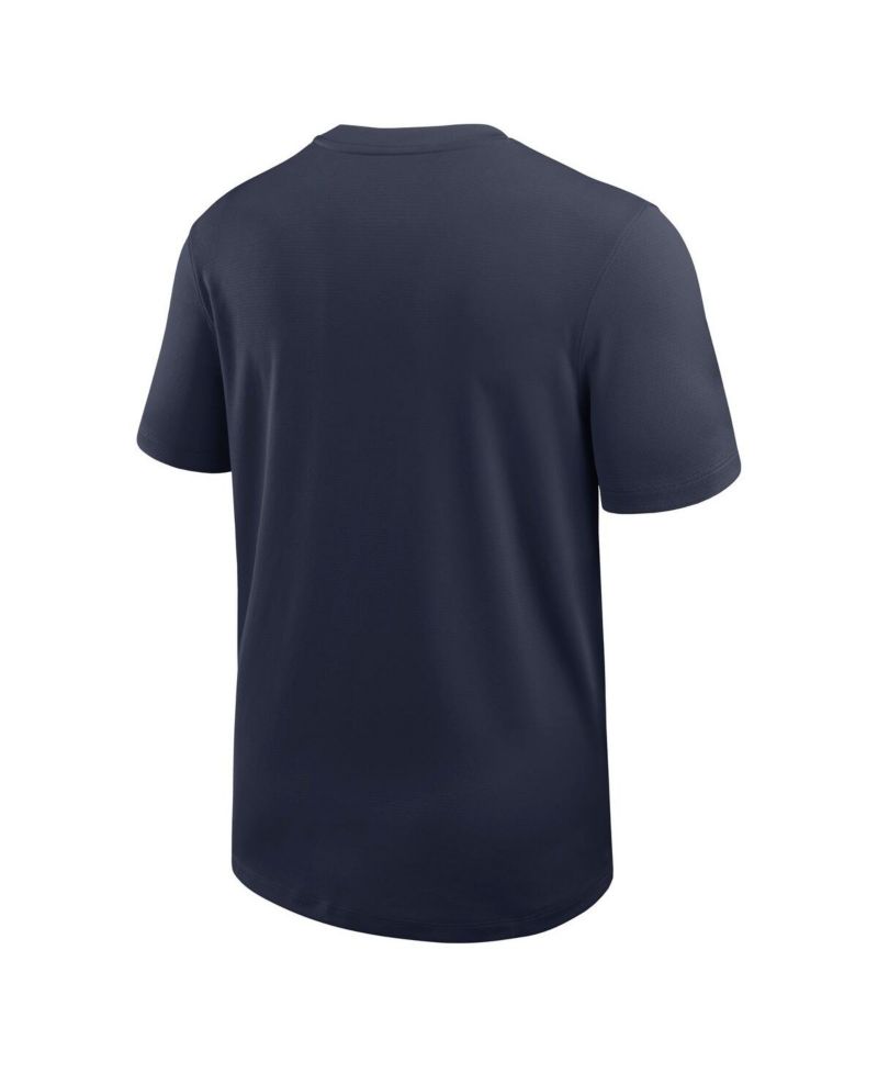 Men's Navy Syracuse Orange 2025 Sideline UV Performance Coach T-Shirt