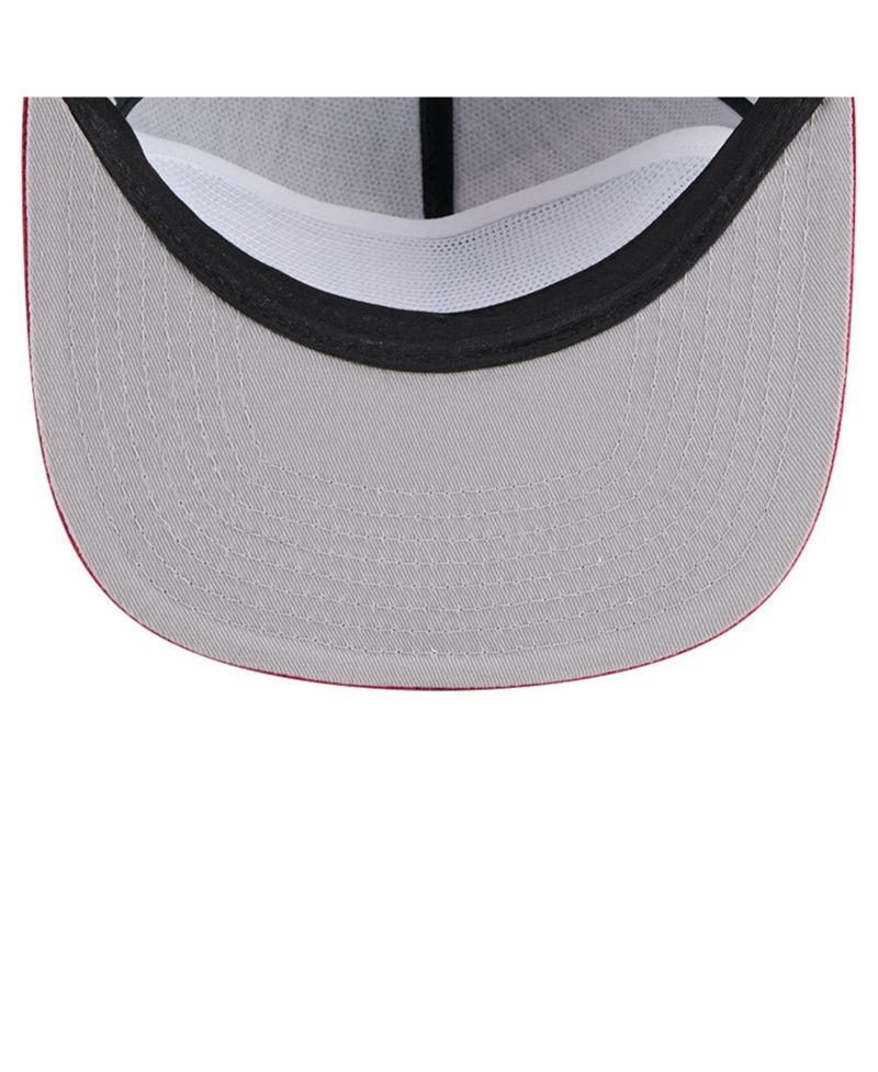 Men's Black Atlanta United FC Throwback Golfer Snapback Hat