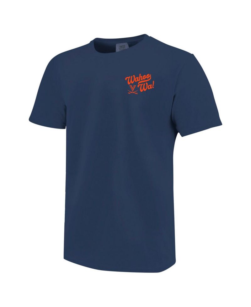 Big Boys and Girls Navy Virginia Cavaliers Hyperlocal Comfort Colors T-Shirt