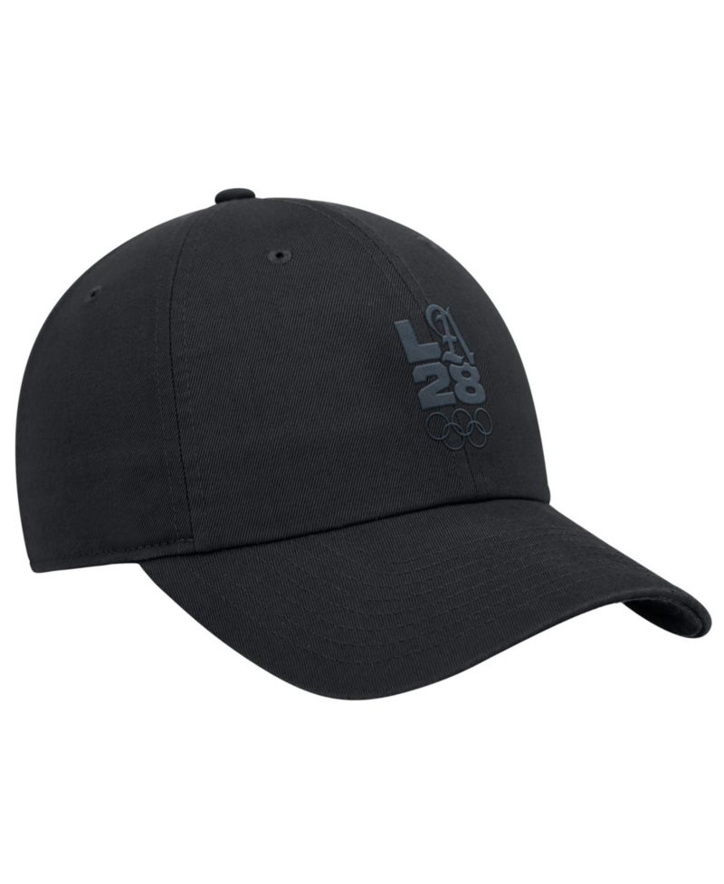 Big Boys and Girls Black LA28 Summer Olympics Script Club Adjustable Hat