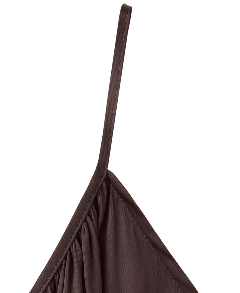 Women's Ruched Asymmetrical Pleated Dress
