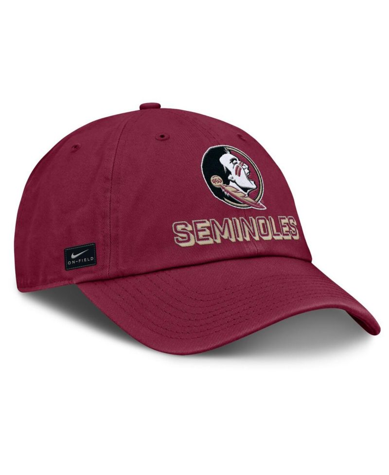 Men's Garnet Florida State Seminoles 2025 On-Field Club Adjustable Hat