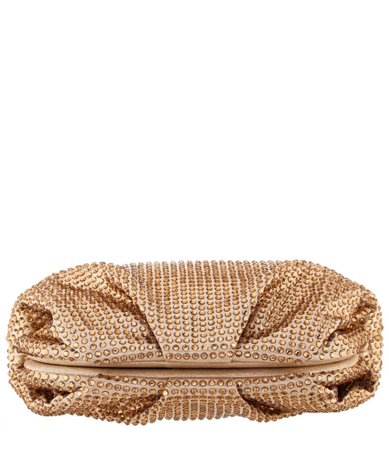 Crystal Encrusted Frame Clutch