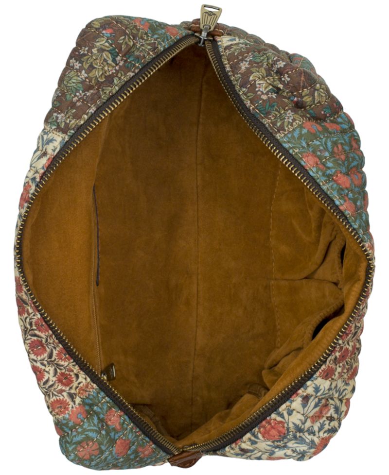 Rune Quilted Cotton Cosmetic Case