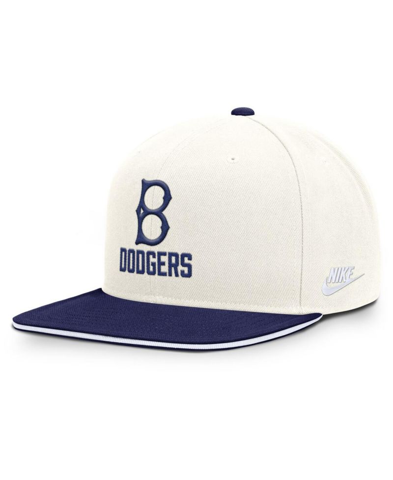 Men's Cream/Royal Brooklyn Dodgers Cooperstown Pro Dri-FIT Snapback Hat