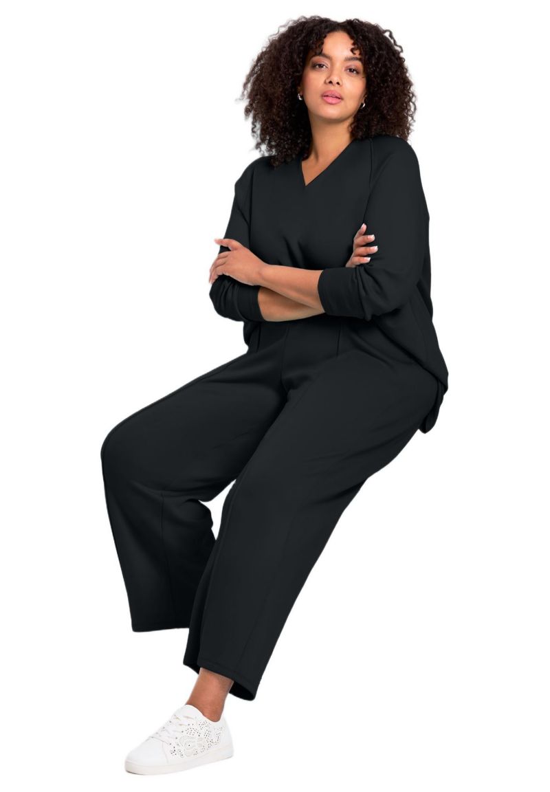 Women's Seamed Wide Leg Pant