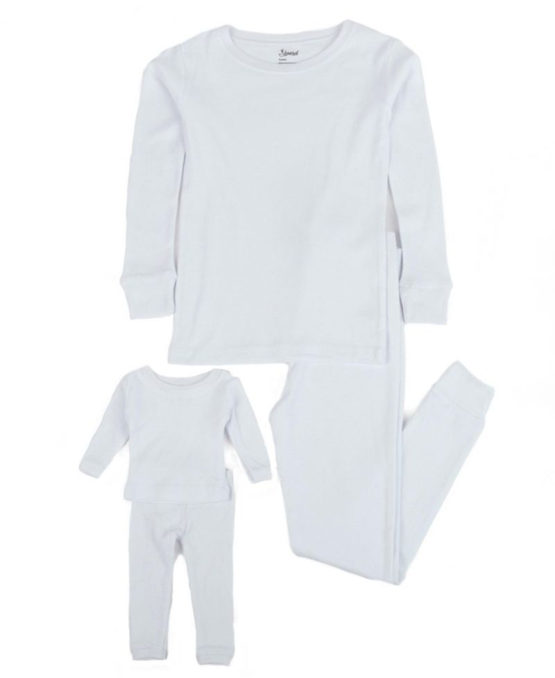 Girls 6-14 Matching Doll Snug-Fit Cotton Long Sleeve Pajamas