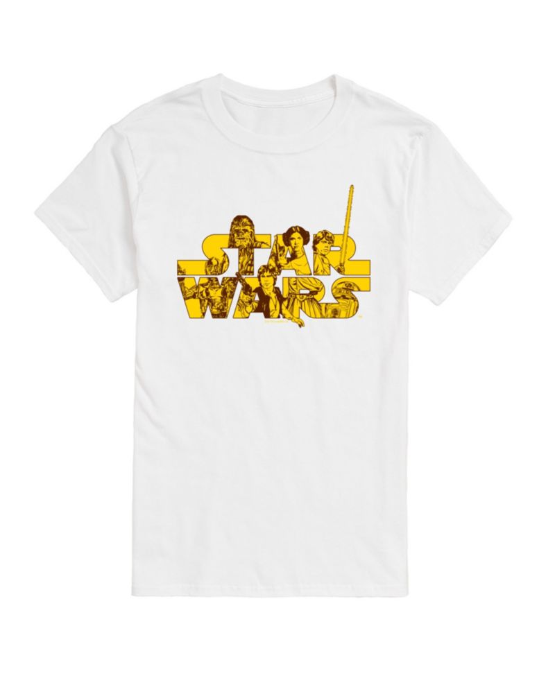 Men's Star Wars Character Logo Short Sleeve T-Shirt