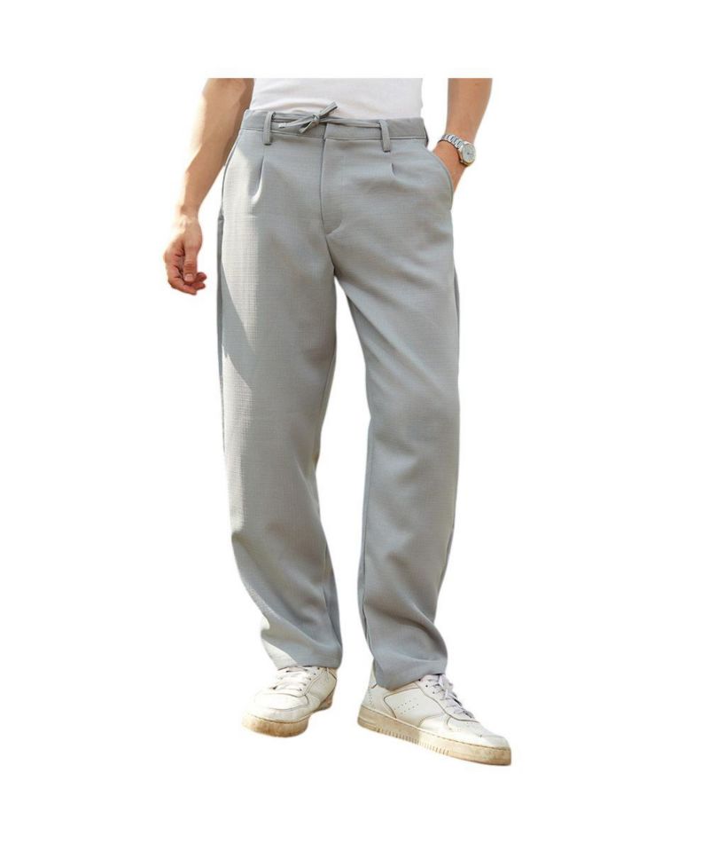Men's Cloud Grey Tailored Trousers