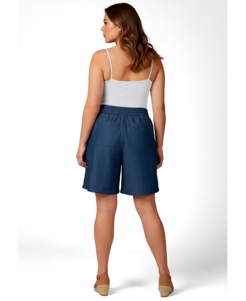 Women's Wide-Leg Drawstring Short