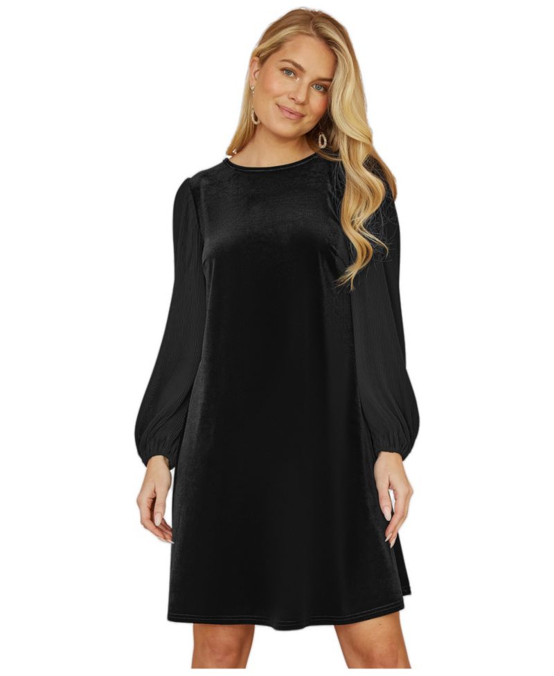 Women's Velvet Tunic Dress