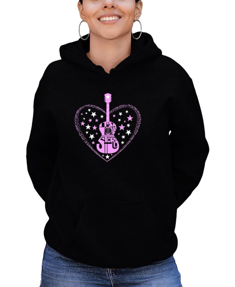 Women's It's A Love Story Word Art Long-Sleeve Sweatshirt