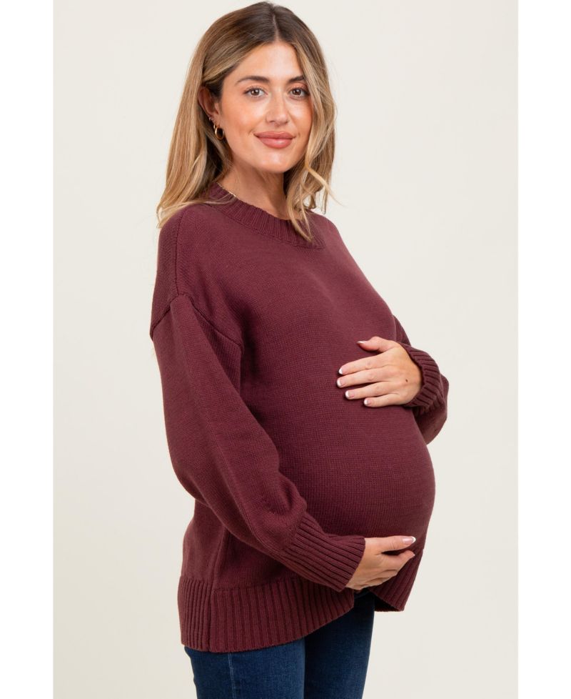 Women's Cream Drop Shoulder Oversized Sweater