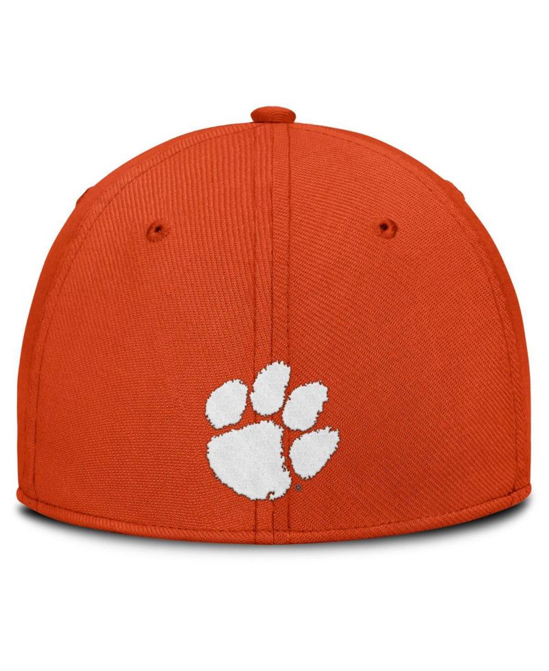 Men's Orange Clemson Tigers Local Swoosh Flex Hat