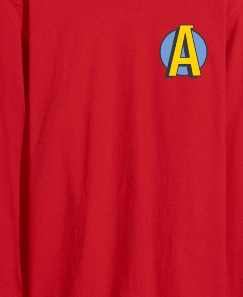 Men's Avengers Sporty Long-Sleeve Graphic T-Shirt