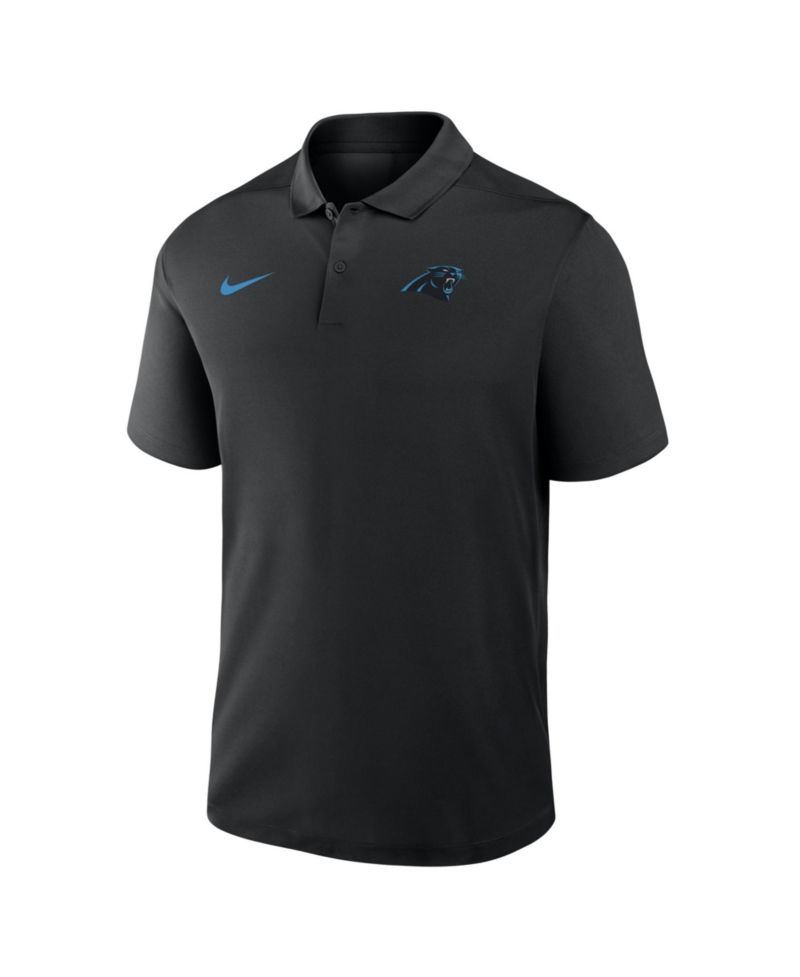 Men's Black Carolina Panthers Dri-FIT Victory Polo Shirt