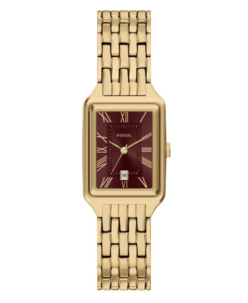 Women's Raquel Three-Hand Date Gold-Tone Stainless Steel Watch 23mm