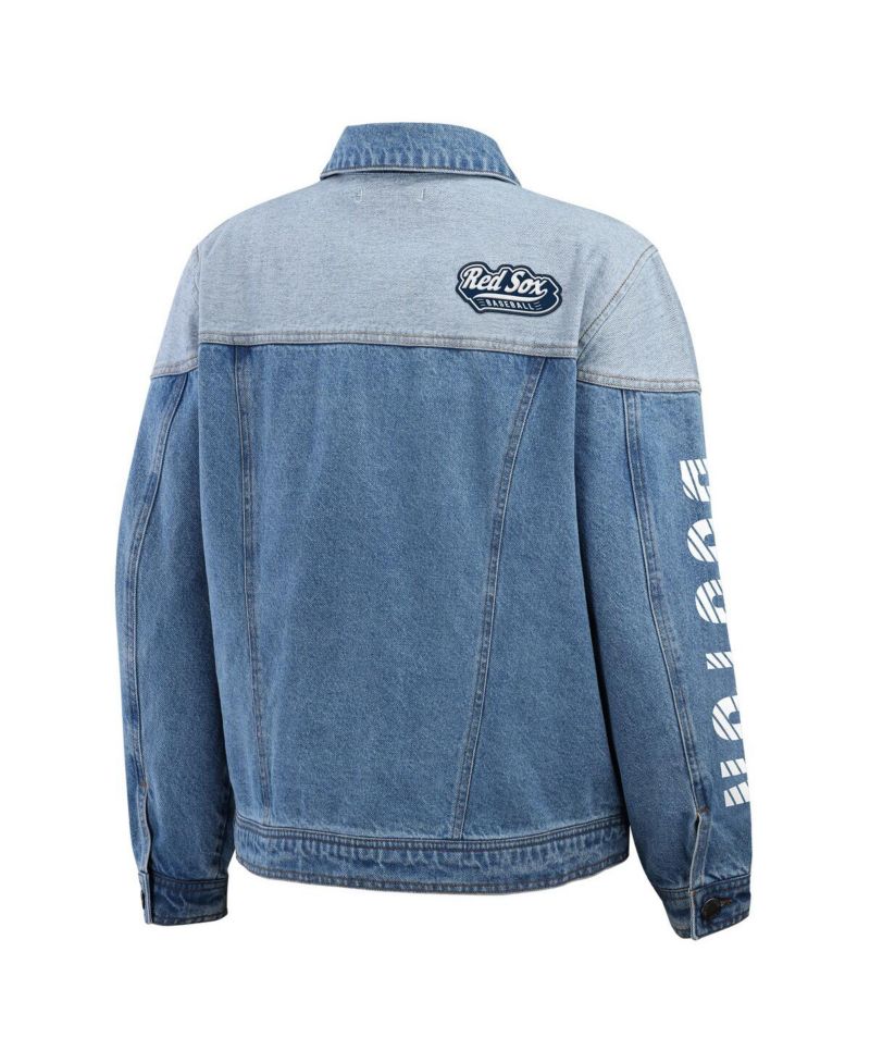 Women's Boston Red Sox Full-Button Denim Jacket