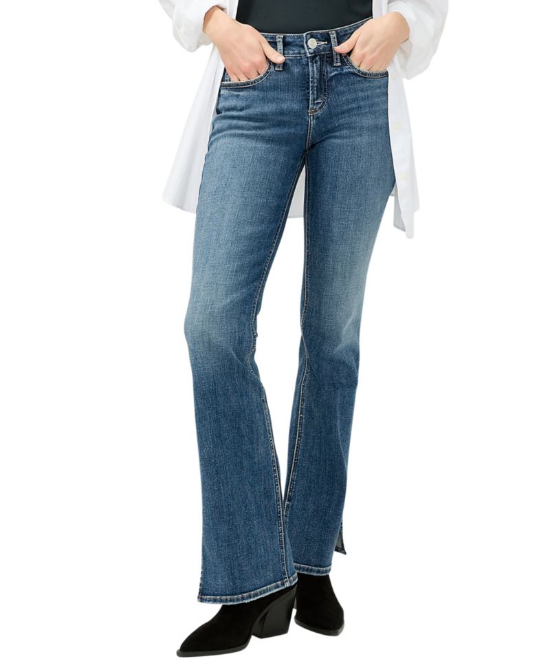 Women's Suki Mid Rise Curvy Fit Bootcut Jeans