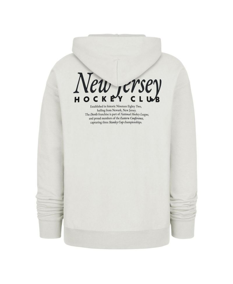 Men's Natural New Jersey Devils Foundation Pullover Hoodie