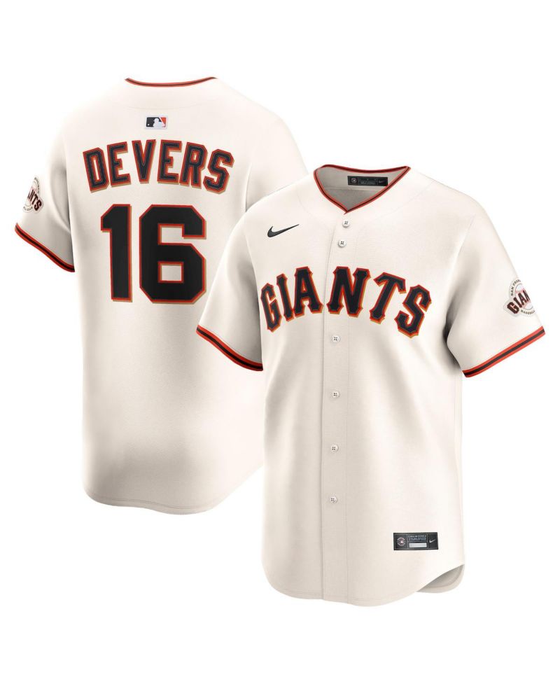 Men's Rafael Devers Cream San Francisco Giants Home Limited Player Jersey